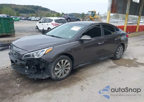 2016 Hyundai Sonata Sport z USA, uszkodzony, nr VIN 5NPE34AF3GH392685